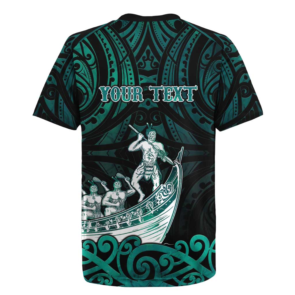 Personalised New Zealand Waka Racing Rugby Jersey Maori Warriors LT05 - Polynesian Pride