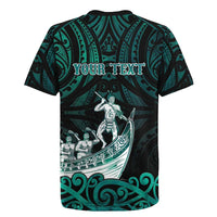 Personalised New Zealand Waka Racing Rugby Jersey Maori Warriors LT05 - Polynesian Pride