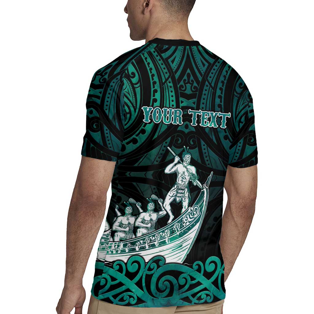 Personalised New Zealand Waka Racing Rugby Jersey Maori Warriors LT05 - Polynesian Pride
