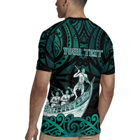 Personalised New Zealand Waka Racing Rugby Jersey Maori Warriors LT05 - Polynesian Pride