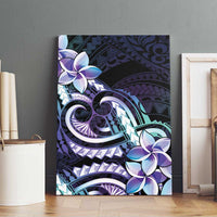 Polynesian Art Tattoo Canvas Wall Art Plumeria Flowers Turquoise Gradient LT05 - Polynesian Pride