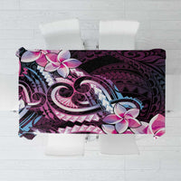 Polynesian Art Tattoo Tablecloth Plumeria Flowers Pink Gradient LT05 Pink - Polynesian Pride
