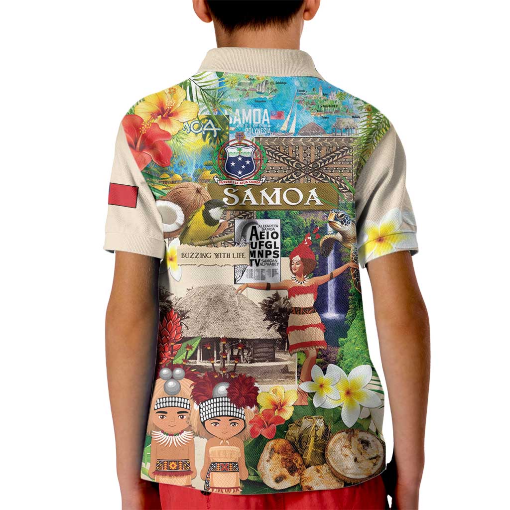 Samoa Culture Kid Polo Shirt Embracing The Spirit LT05 - Polynesian Pride