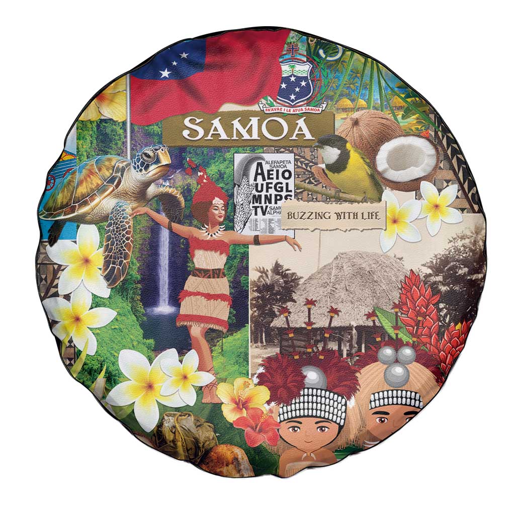 Samoa Culture Spare Tire Cover Embracing The Spirit LT05 - Polynesian Pride