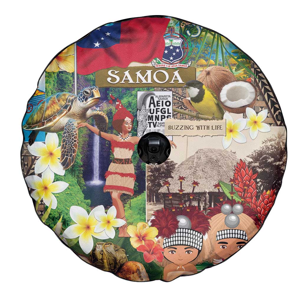 Samoa Culture Spare Tire Cover Embracing The Spirit LT05 - Polynesian Pride