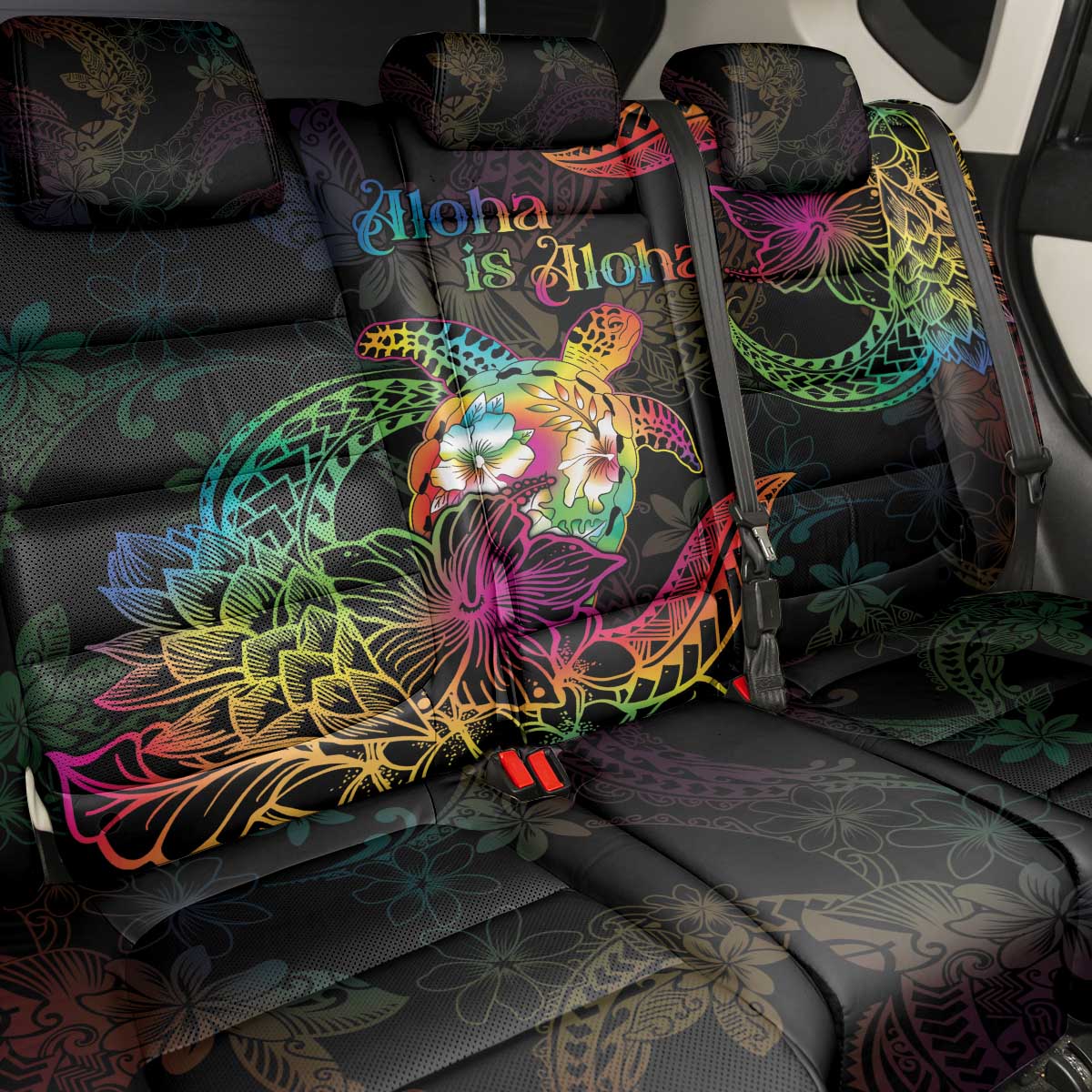 Hawaii Pride Back Car Seat Cover Aloha Is Aloha LT05 - Polynesian Pride