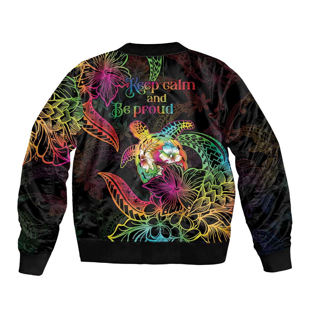 Hawaii Pride Bomber Jacket Aloha Is Aloha LT05 - Polynesian Pride