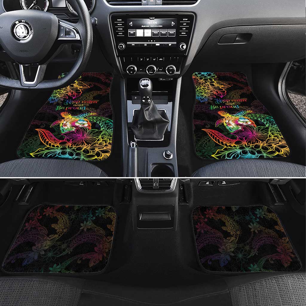 Hawaii Pride Car Mats Aloha Is Aloha LT05 Set 4pcs Colorful - Polynesian Pride