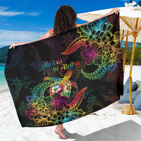 Hawaii Pride Sarong Aloha Is Aloha LT05 One Size 44 x 66 inches Colorful - Polynesian Pride