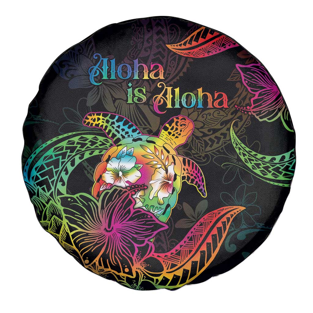 Hawaii Pride Spare Tire Cover Aloha Is Aloha LT05 - Polynesian Pride
