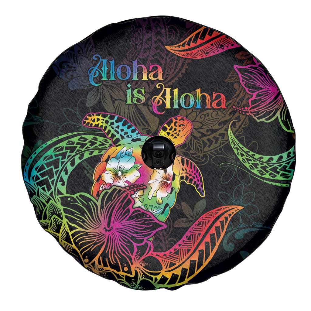 Hawaii Pride Spare Tire Cover Aloha Is Aloha LT05 - Polynesian Pride