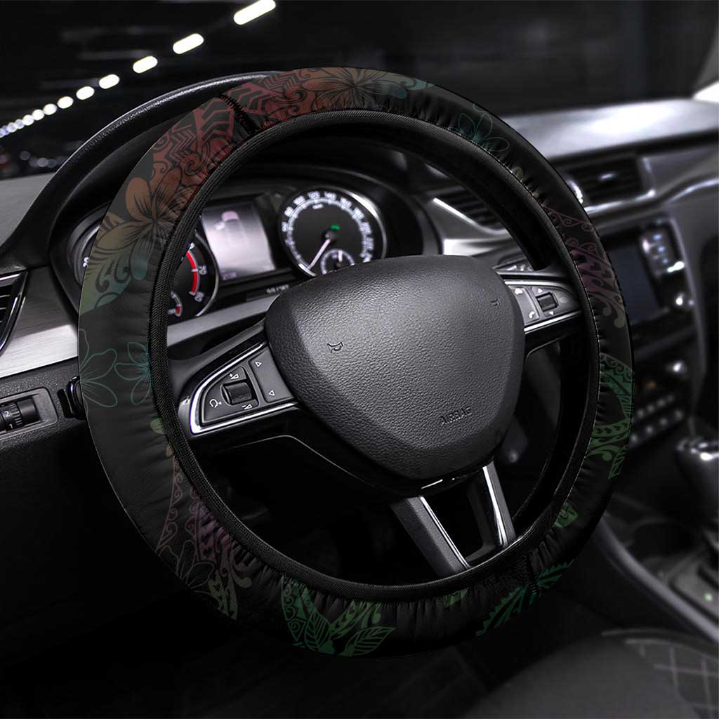 Hawaii Pride Steering Wheel Cover Aloha Is Aloha LT05 Universal Fit Colorful - Polynesian Pride
