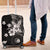 Hawaii Tapa Pattern With Black Hibiscus Luggage Cover