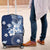 Hawaii Tapa Pattern With Navy Hibiscus Luggage Cover