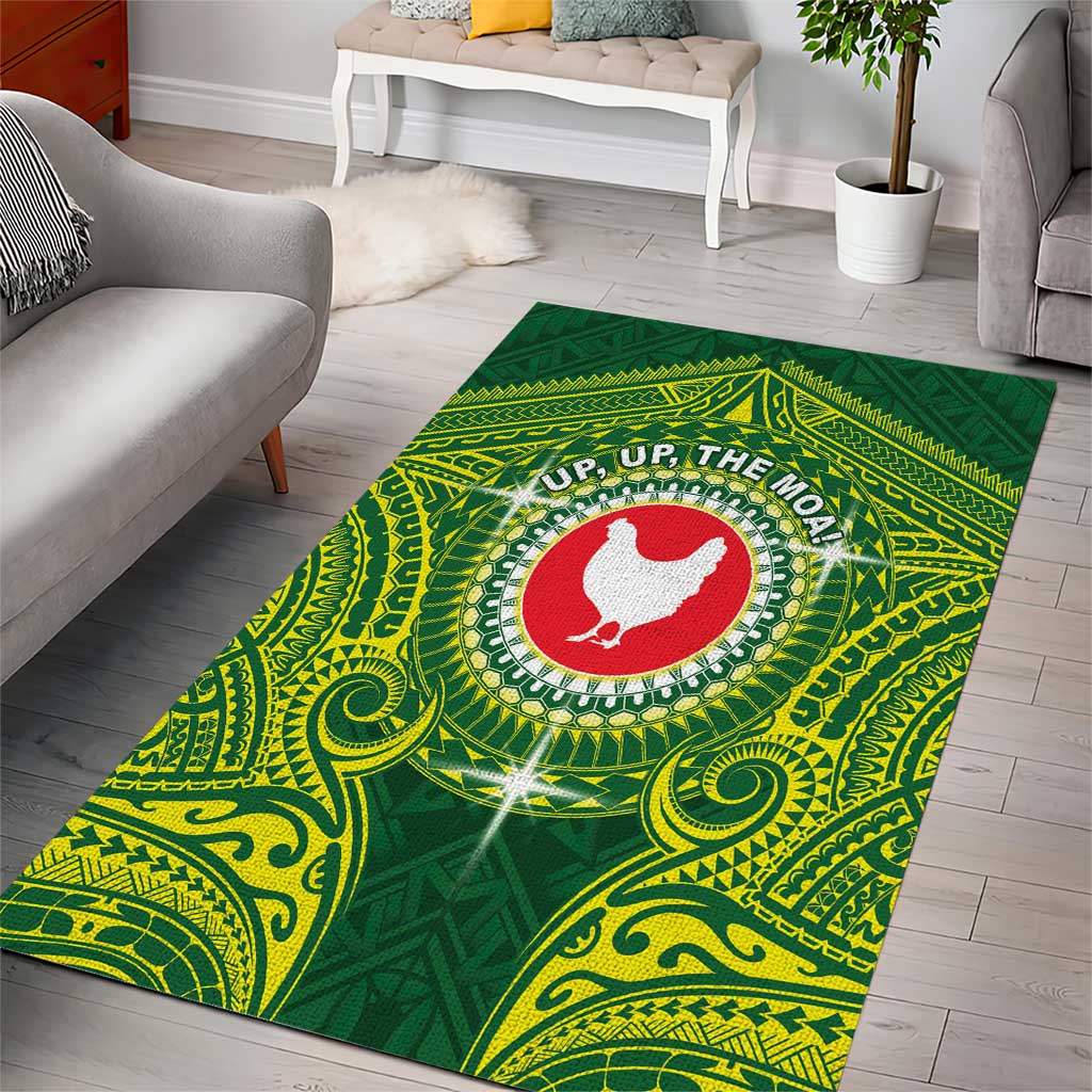 American Samoa Manua Cession Day Area Rug Up Up The Moa LT05 - Polynesian Pride