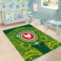 American Samoa Manua Cession Day Area Rug Up Up The Moa LT05 - Polynesian Pride