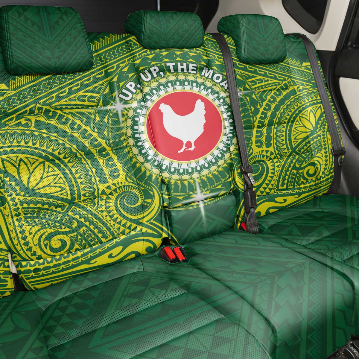 American Samoa Manua Cession Day Back Car Seat Cover Up Up The Moa LT05 - Polynesian Pride