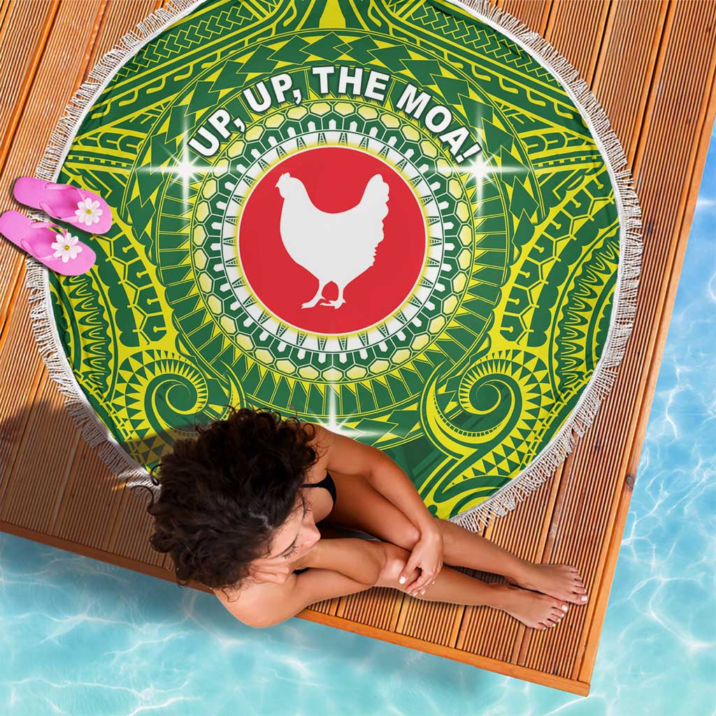 American Samoa Manua Cession Day Beach Blanket Up Up The Moa LT05 - Polynesian Pride