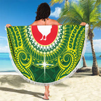 American Samoa Manua Cession Day Beach Blanket Up Up The Moa LT05 - Polynesian Pride