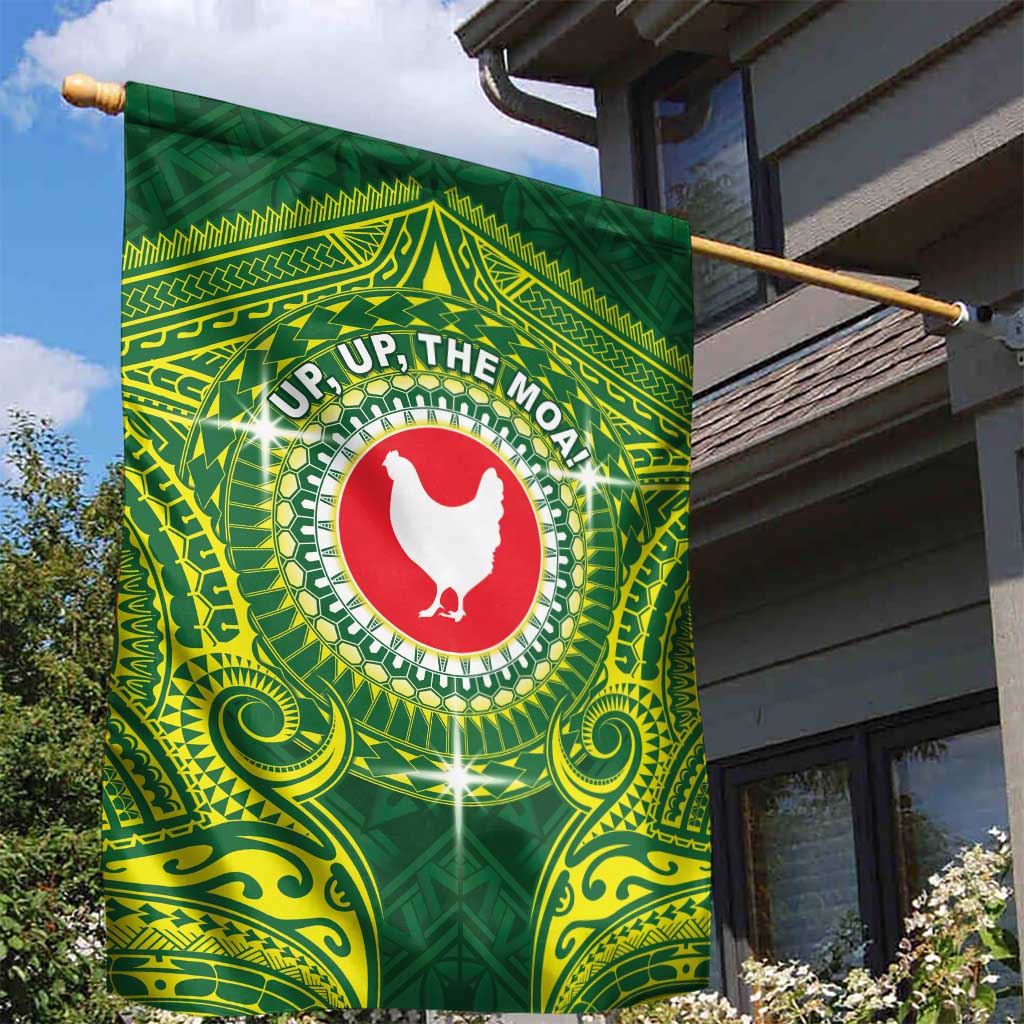 American Samoa Manua Cession Day Garden Flag Up Up The Moa LT05 - Polynesian Pride