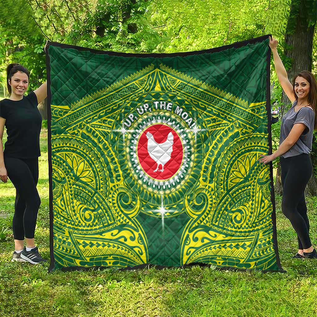 American Samoa Manua Cession Day Quilt Up Up The Moa LT05 - Polynesian Pride