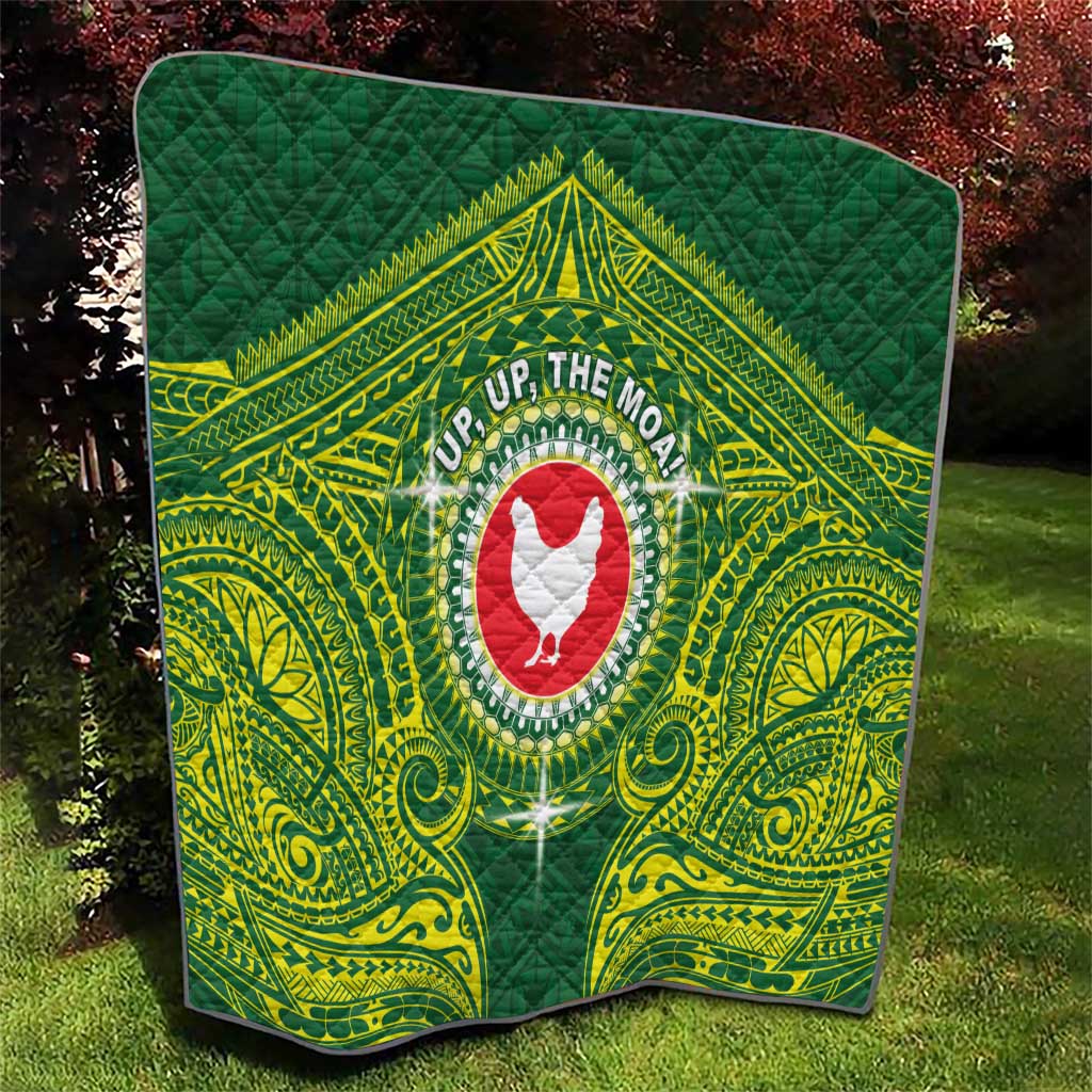 American Samoa Manua Cession Day Quilt Up Up The Moa LT05 - Polynesian Pride