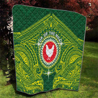 American Samoa Manua Cession Day Quilt Up Up The Moa LT05 - Polynesian Pride