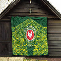 American Samoa Manua Cession Day Quilt Up Up The Moa LT05 - Polynesian Pride