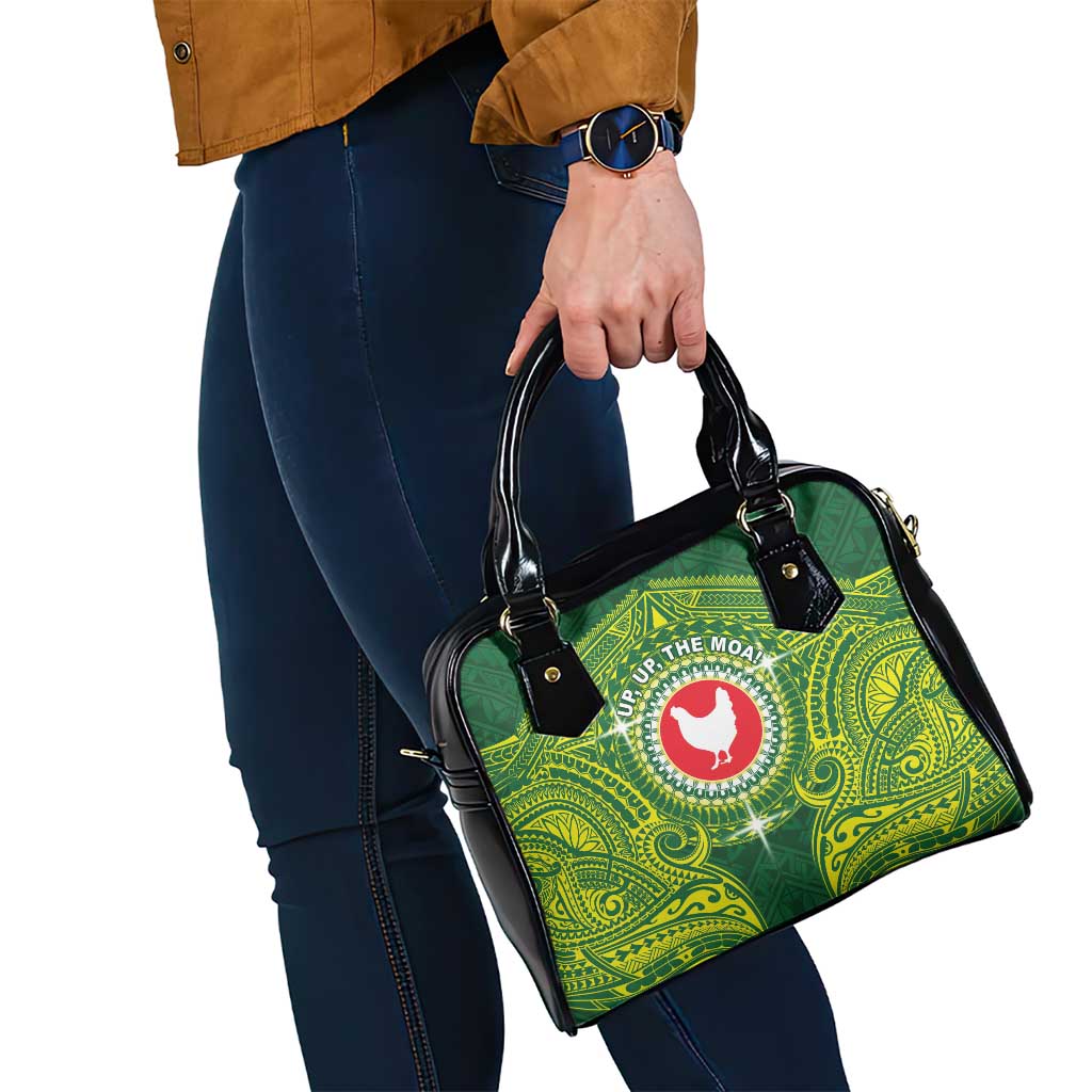 American Samoa Manua Cession Day Shoulder Handbag Up Up The Moa LT05 - Polynesian Pride