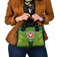 American Samoa Manua Cession Day Shoulder Handbag Up Up The Moa LT05 - Polynesian Pride