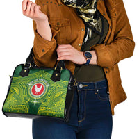 American Samoa Manua Cession Day Shoulder Handbag Up Up The Moa LT05 - Polynesian Pride