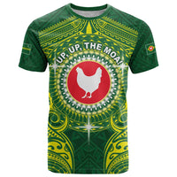 Personalized American Samoa Manua Cession Day T Shirt Up Up The Moa LT05 Green - Polynesian Pride