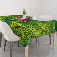 American Samoa Manua Cession Day Tablecloth Up Up The Moa LT05 - Polynesian Pride