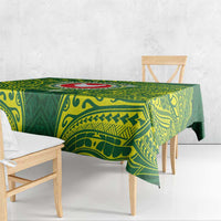 American Samoa Manua Cession Day Tablecloth Up Up The Moa LT05 - Polynesian Pride