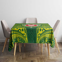 American Samoa Manua Cession Day Tablecloth Up Up The Moa LT05 - Polynesian Pride