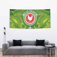 American Samoa Manua Cession Day Tapestry Up Up The Moa LT05 - Polynesian Pride