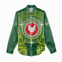 Personalized American Samoa Manua Cession Day Women Casual Shirt Up Up The Moa LT05 - Polynesian Pride
