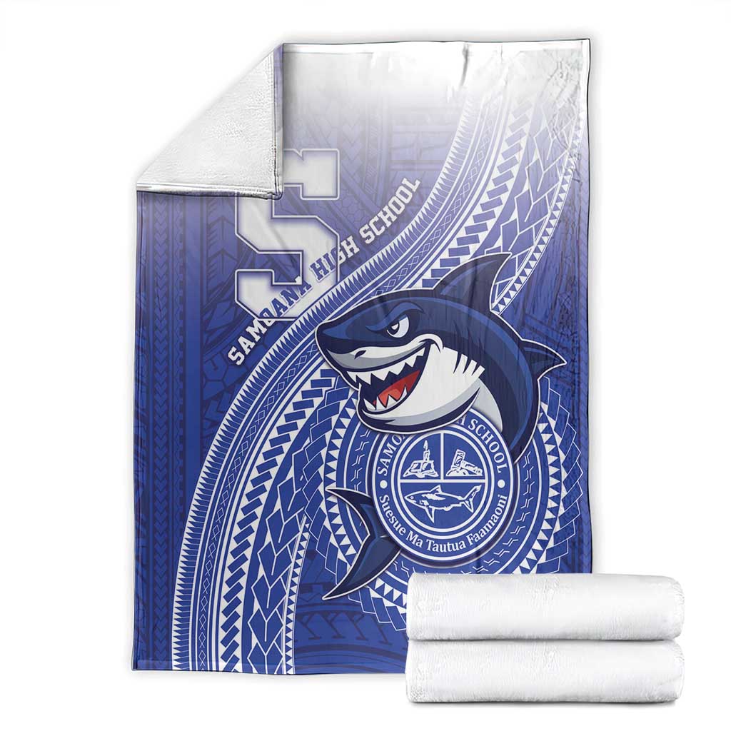 Samoana High School Blanket Polynesian Tribal Shark LT05 - Polynesian Pride