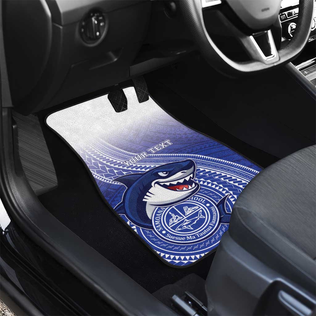 Samoana High School Car Mats Polynesian Tribal Shark LT05 - Polynesian Pride