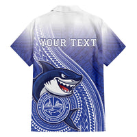 Personalized Samoana High School Hawaiian Shirt Polynesian Tribal Shark LT05 - Polynesian Pride