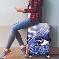 Samoana High School Luggage Cover Polynesian Tribal Shark LT05 - Polynesian Pride