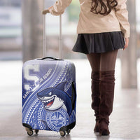 Samoana High School Luggage Cover Polynesian Tribal Shark LT05 - Polynesian Pride