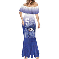 Personalized Samoana High School Mermaid Dress Polynesian Tribal Shark LT05 - Polynesian Pride