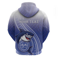 Personalized Samoana High School Zip Hoodie Polynesian Tribal Shark LT05 - Polynesian Pride