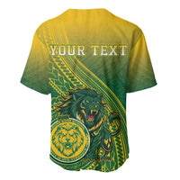 Personalized Leone High School Baseball Jersey Leone Lion LT05 - Polynesian Pride