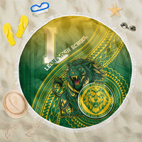 Leone High School Beach Blanket Leone Lion LT05 One Size 150cm Green - Polynesian Pride