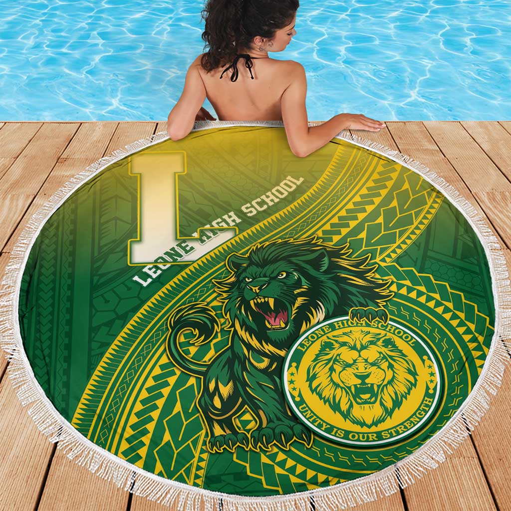 Leone High School Beach Blanket Leone Lion LT05 - Polynesian Pride