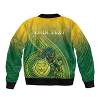 Personalized Leone High School Bomber Jacket Leone Lion LT05 - Polynesian Pride