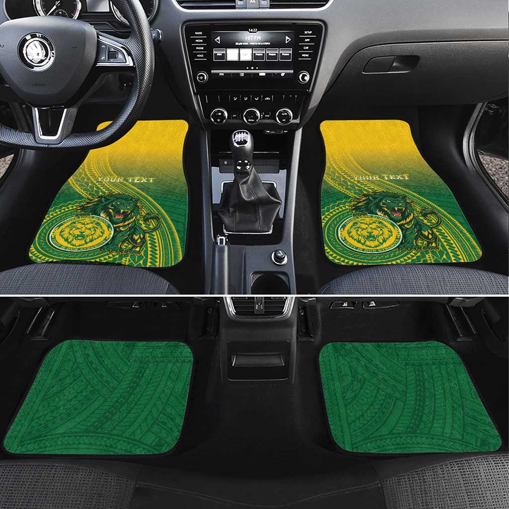 Leone High School Car Mats Leone Lion LT05 Set 4pcs Green - Polynesian Pride