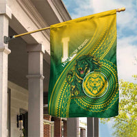 Leone High School Garden Flag Leone Lion LT05 House Flag Green - Polynesian Pride